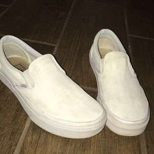 Women’s size 6.5 white vans